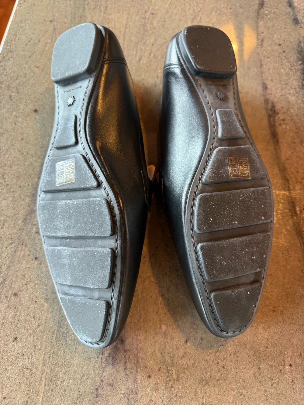 Stuart Weitzman Black Leather Women's Loafers - Picture 3 of 4